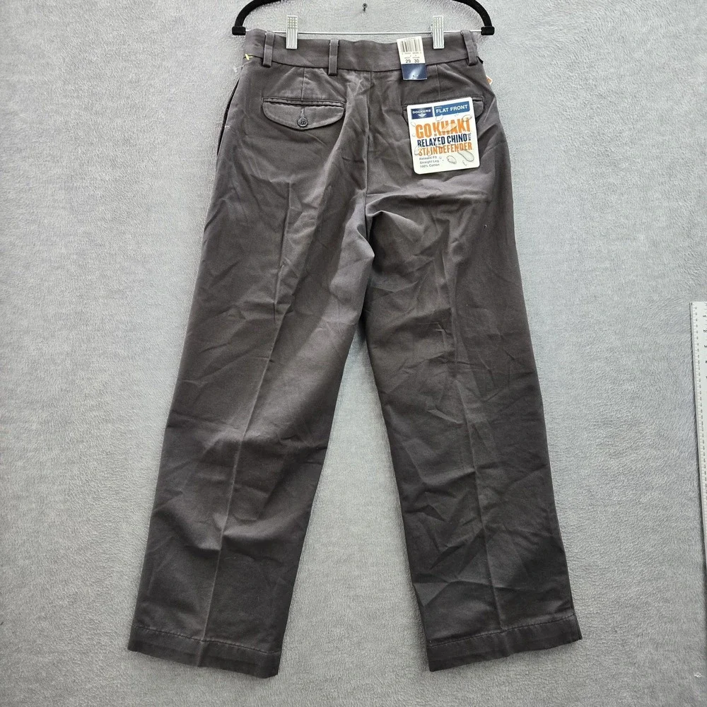 VINTAGE Dockers Men Pants 29X30 Gray Chino Relaxed Y2K 30